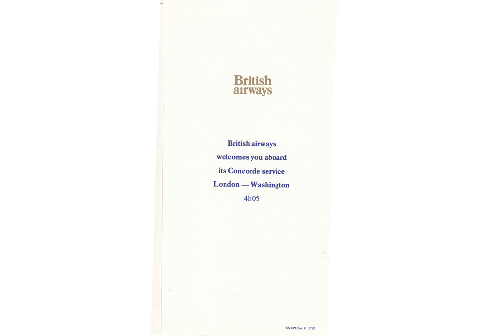 Menu welcoming page