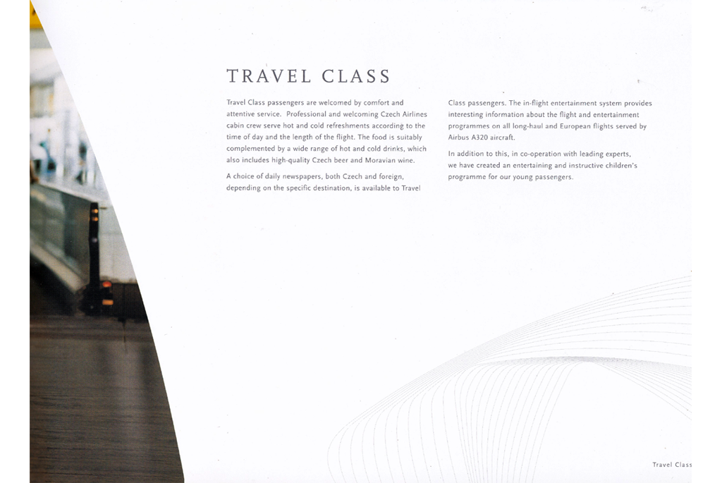 Statement about Travel Class