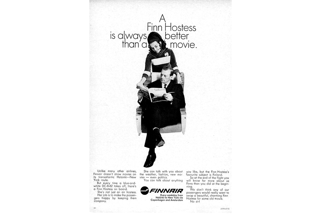 AD - A Finn hostess is always better than a movie