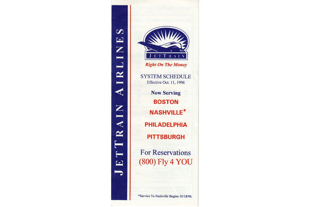 Cover of system timetable