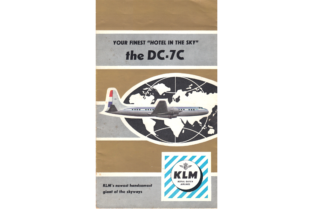 Your finest hotel in the sky - the DC-7C