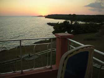 View from hotel room 